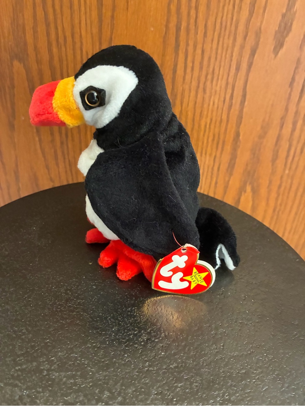 Ty Beanie Baby Puffer The Puffin - With Tags - Vintage Plush Toy 1997 Nostalgic
